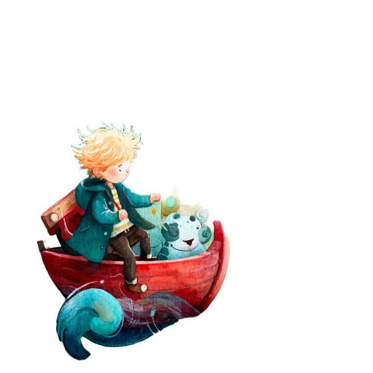 Ghibli Sea Boy Vinyl Car Decal Sticker – Waterproof & UV-Resistant 8"