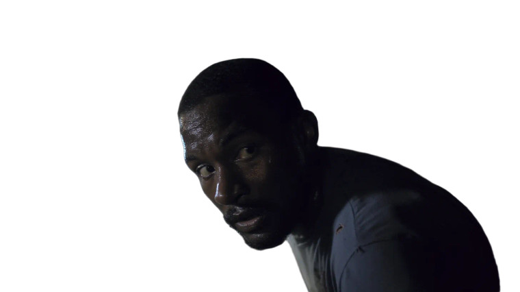 Fleeing Man At Night Vinyl Car Decal Sticker – Waterproof & UV-Resistant 8"