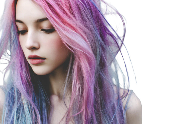 Colorful Hair Duo Vinyl Car Decal Sticker – Waterproof & UV-Resistant 8"