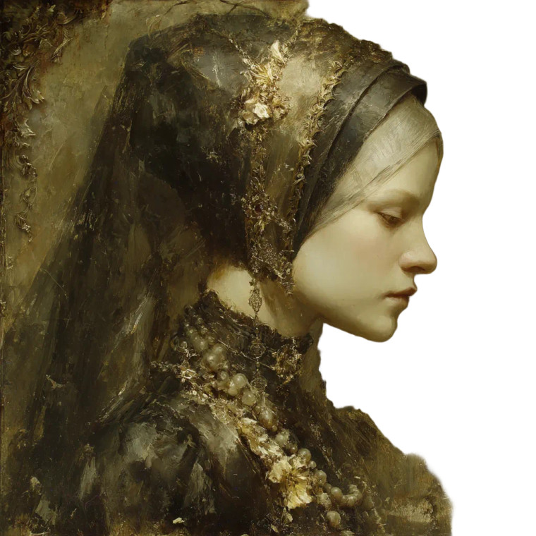 Gothic Punk Anne Vinyl Car Decal Sticker – Waterproof & UV-Resistant 8"