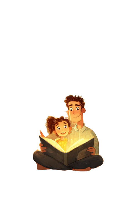 Father And Daughter V9 Vinyl Car Decal Sticker – Waterproof & UV-Resistant 8"