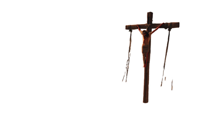 Jesus On Cross V9 Vinyl Car Decal Sticker – Waterproof & UV-Resistant 8"