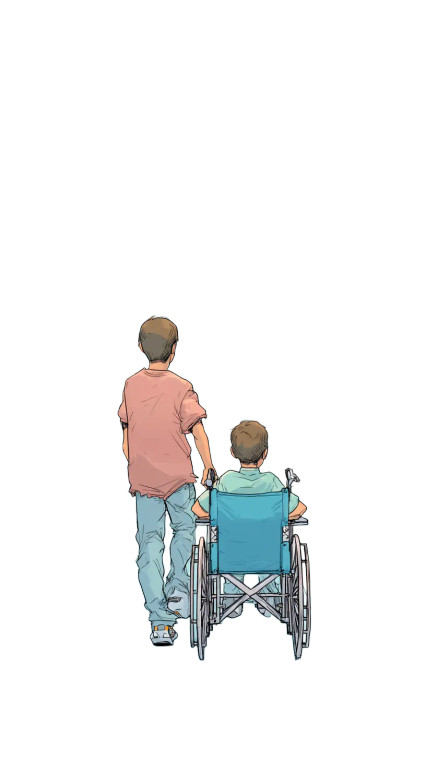 Friends In Hospital Vinyl Car Decal Sticker – Waterproof & UV-Resistant 8"