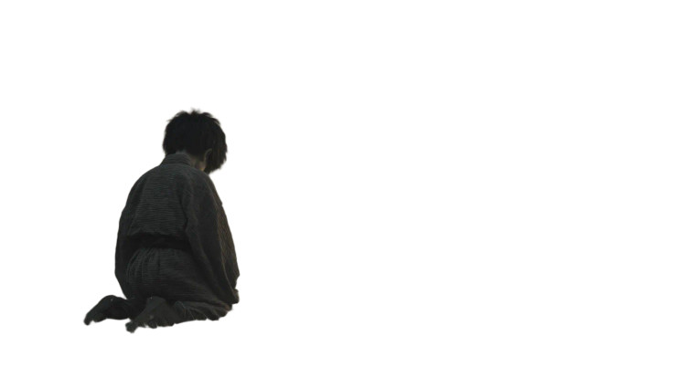 Korean Boy Bowing Vinyl Car Decal Sticker – Waterproof & UV-Resistant 8"