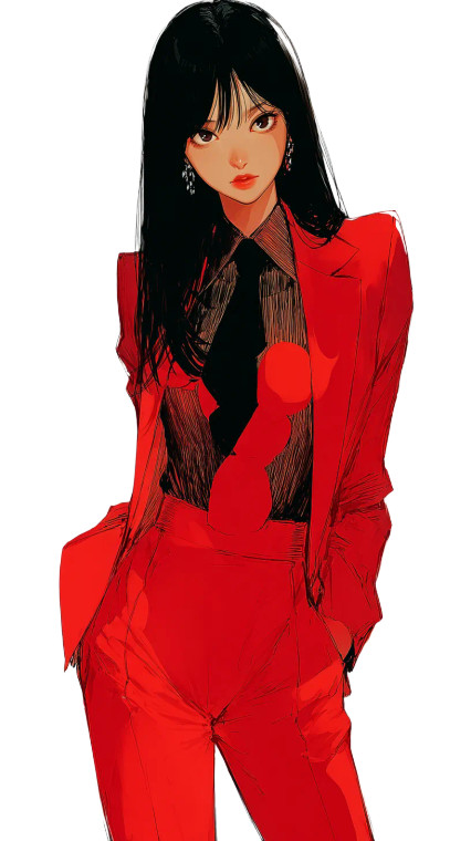 Anime Fashion Illustration V2 Vinyl Car Decal Sticker – Waterproof & UV-Resistant 8" Anime Fashion Illustration V2 Vinyl Car Decal Sticker – Waterproof & UV-Resistant 8"