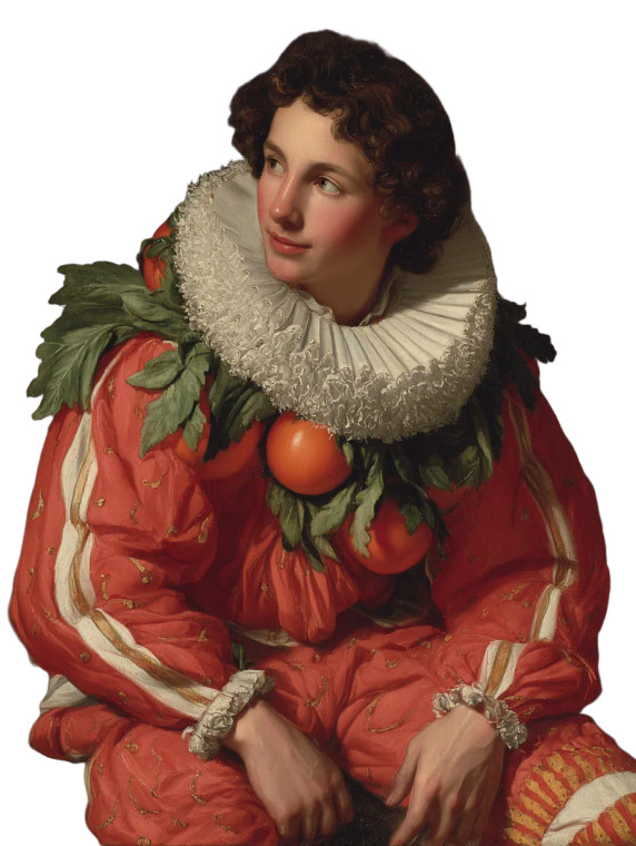 Tomato Athlete Vinyl Car Decal Sticker – Waterproof & UV-Resistant 8"