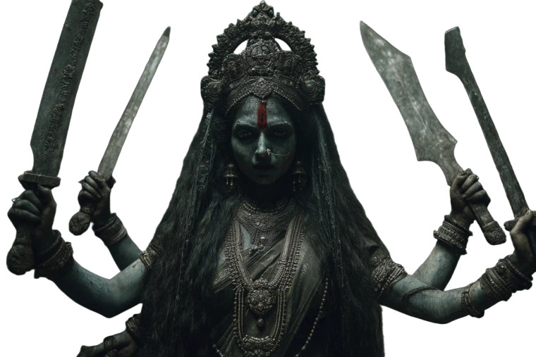 Kali Goddess Portrait V2 Vinyl Car Decal Sticker – Waterproof & UV-Resistant 8"
