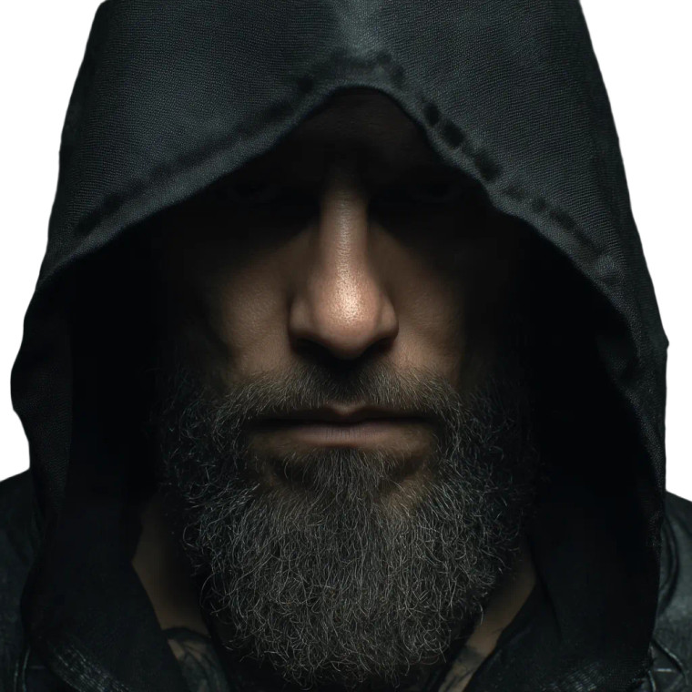 Bald Bearded Rogue Vinyl Car Decal Sticker – Waterproof & UV-Resistant 8"