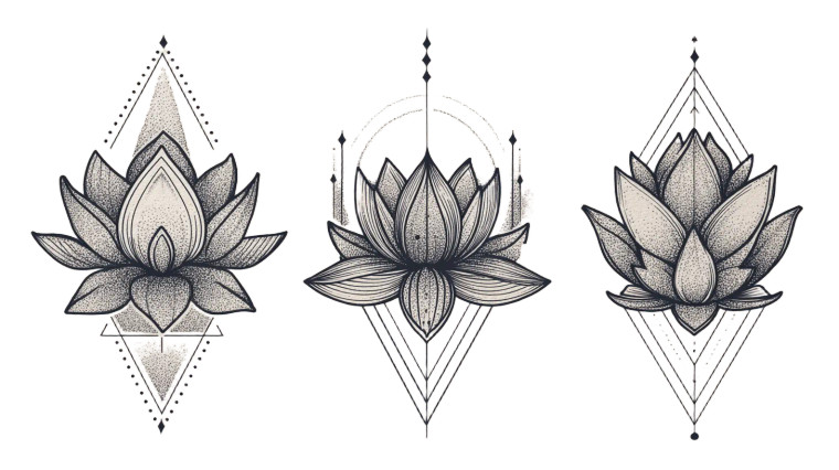 Fractal Lotus Flower Vinyl Car Decal Sticker – Waterproof & UV-Resistant 8"