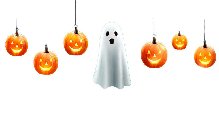 Floating Ghost Scene Vinyl Car Decal Sticker – Waterproof & UV-Resistant 8"