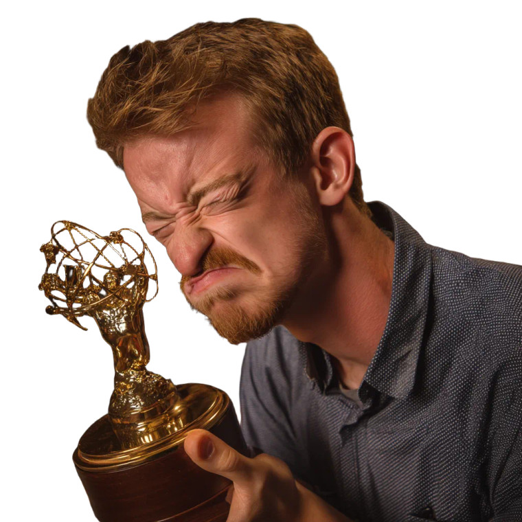 Brett Sniffs Emmy Vinyl Car Decal Sticker – Waterproof & UV-Resistant 8"
