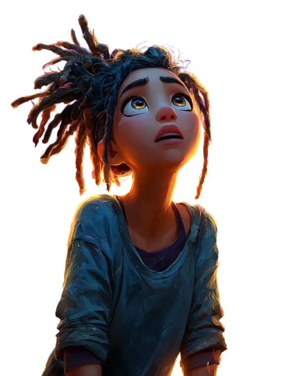 Hopeful Gaze Vinyl Car Decal Sticker – Waterproof & UV-Resistant 8"