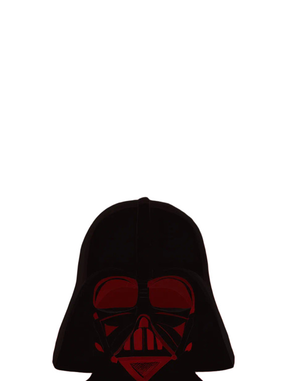 Darth Vader Portrait V15 Vinyl Car Decal Sticker – Waterproof & UV-Resistant 8"