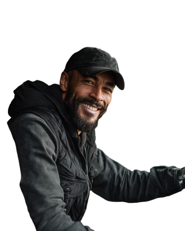 Smiling Truck Driver Vinyl Car Decal Sticker – Waterproof & UV-Resistant 8"