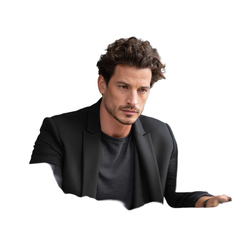 Focused Professional Man Vinyl Car Decal Sticker – Waterproof & UV-Resistant 8"