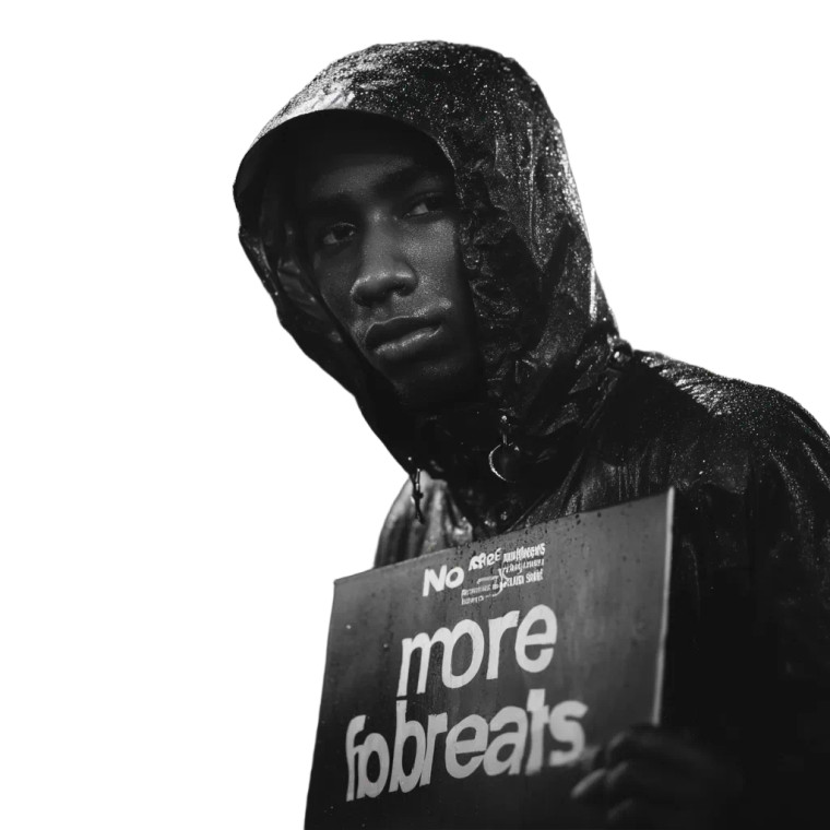 Protestor'S Stand Vinyl Car Decal Sticker – Waterproof & UV-Resistant 8"