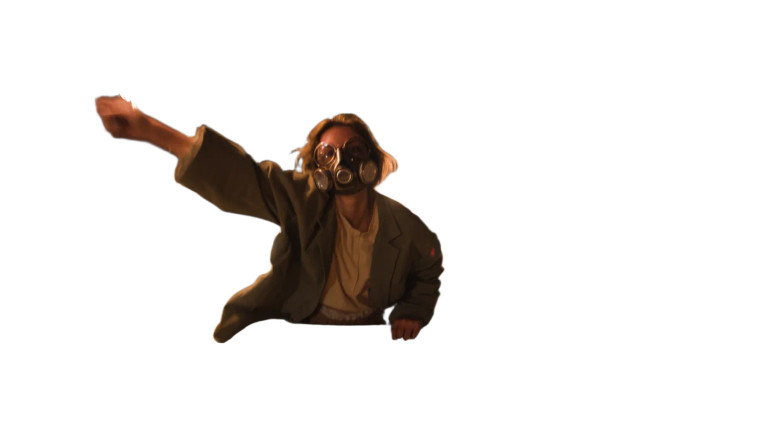 Joyful Masked Rider Vinyl Car Decal Sticker – Waterproof & UV-Resistant 8"