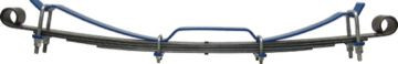 Hellwig EZ-990 Series Helper Spring Kit | Rear Upper Leaf Spring Design | 2000lb Load Capacity | Steel Kit