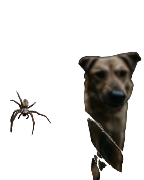 Dewy Spider Web Vinyl Car Decal Sticker – Waterproof & UV-Resistant 8"