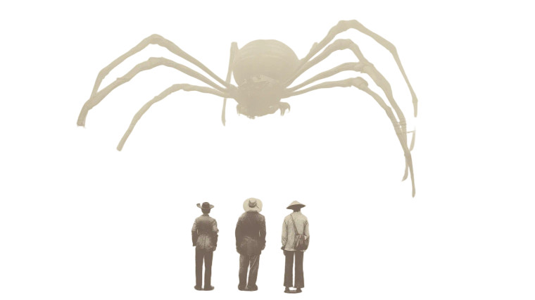 Huge Rural Spider Vinyl Car Decal Sticker – Waterproof & UV-Resistant 8"