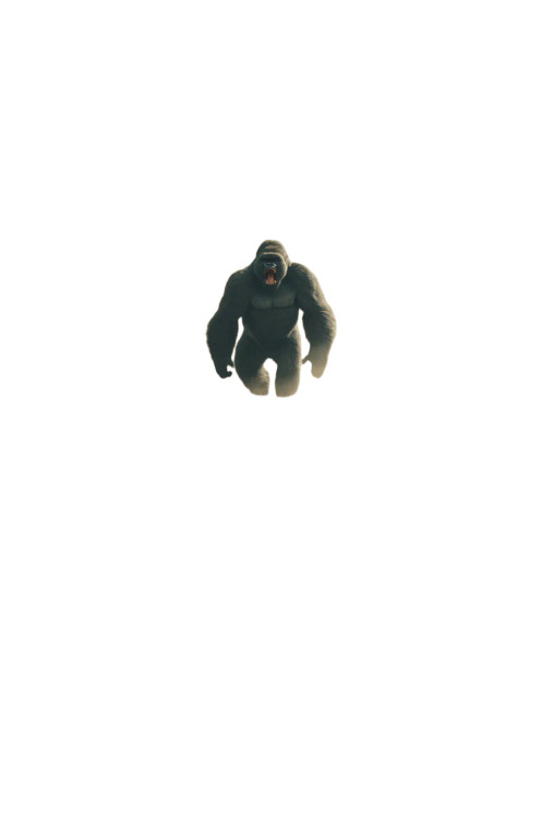 Gorilla Standoff Vinyl Car Decal Sticker – Waterproof & UV-Resistant 8"