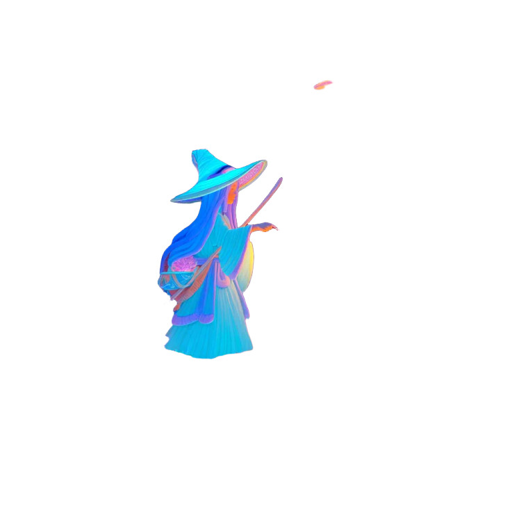 Moon Witch Vinyl Car Decal Sticker – Waterproof & UV-Resistant 8"