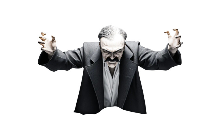 Dark Nietzsche Vinyl Car Decal Sticker – Waterproof & UV-Resistant 8"