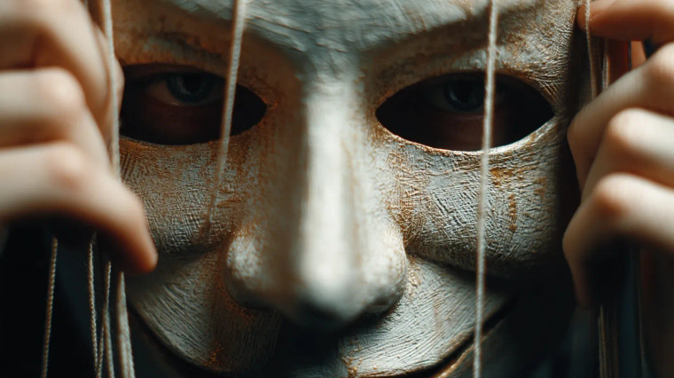 Masked Emotions Vinyl Car Decal Sticker – Waterproof & UV-Resistant 8"