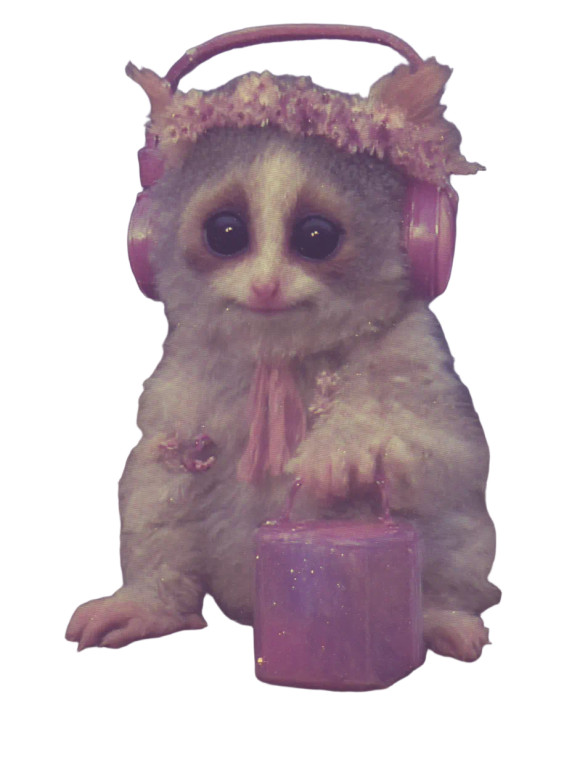Slow Loris Picnic Vinyl Car Decal Sticker – Waterproof & UV-Resistant 8"