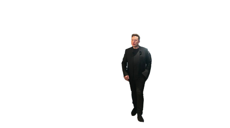 Elon Musk Entering Vinyl Car Decal Sticker – Waterproof & UV-Resistant 8"