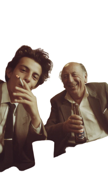 Vintage Bar Duo Vinyl Car Decal Sticker – Waterproof & UV-Resistant 8"