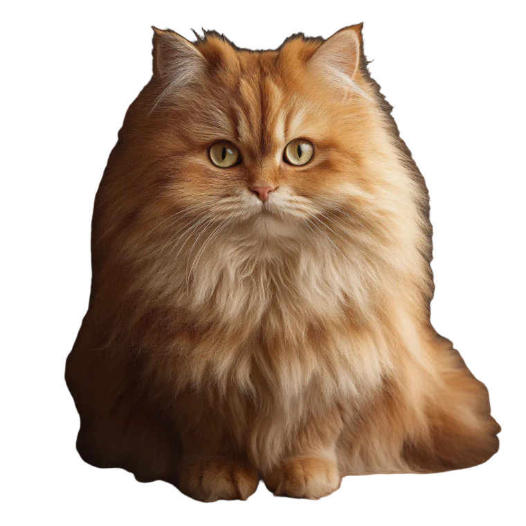 Cute Persian Cat V2 Vinyl Car Decal Sticker – Waterproof & UV-Resistant 8"