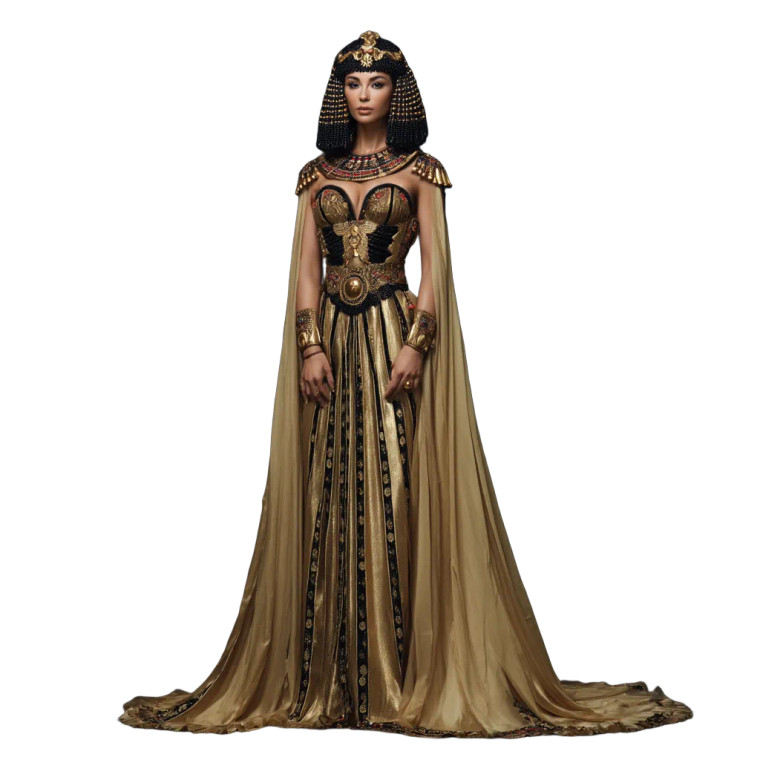 Queen Cleopatra V3 Vinyl Car Decal Sticker – Waterproof & UV-Resistant 8"