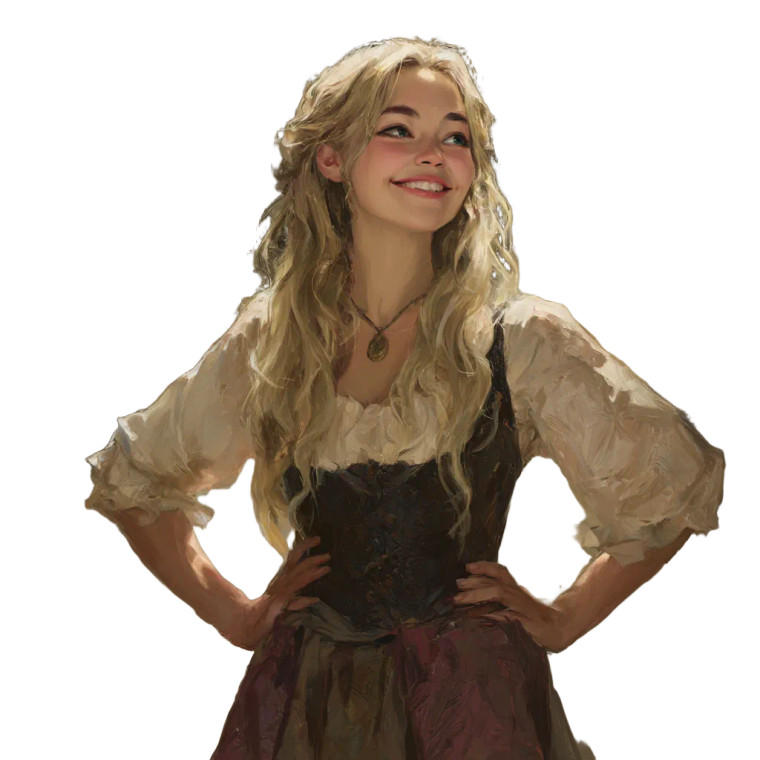 Tavern Maid Vinyl Car Decal Sticker – Waterproof & UV-Resistant 8"