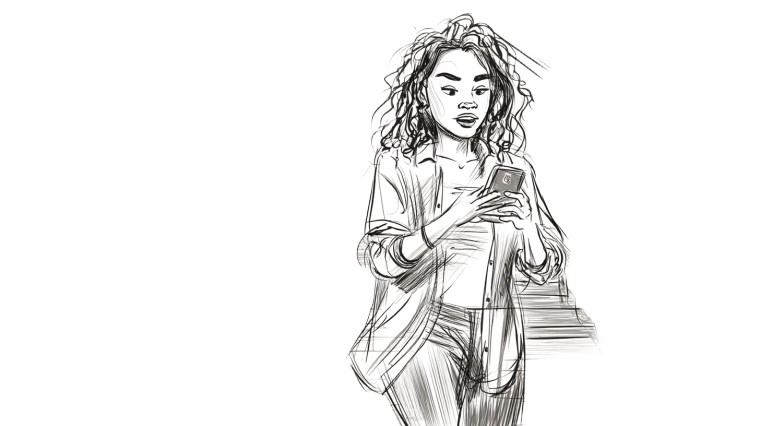 Teen Girl Descending Vinyl Car Decal Sticker – Waterproof & UV-Resistant 8" Teen Girl Descending Vinyl Car Decal Sticker – Waterproof & UV-Resistant 8"