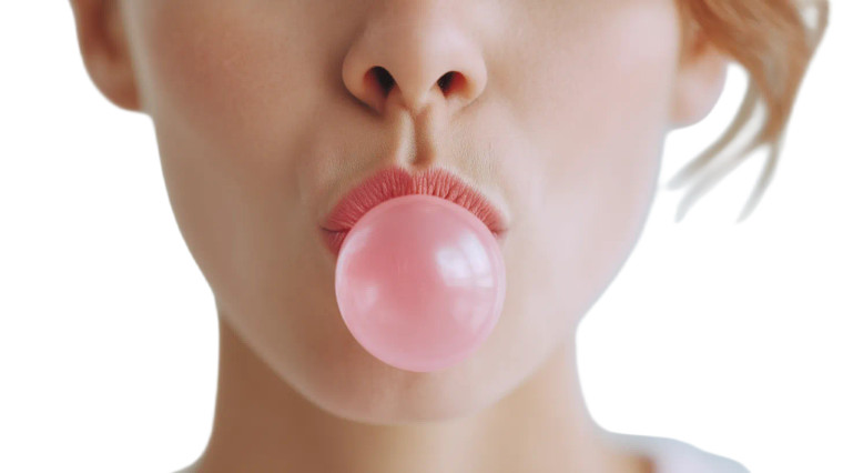 Teenager Blowing Bubble Vinyl Car Decal Sticker – Waterproof & UV-Resistant 8"