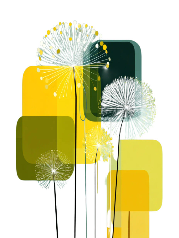 Minimalist Flower Vinyl Car Decal Sticker – Waterproof & UV-Resistant 8"