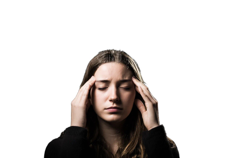 Headache Metaphor Vinyl Car Decal Sticker – Waterproof & UV-Resistant 8"