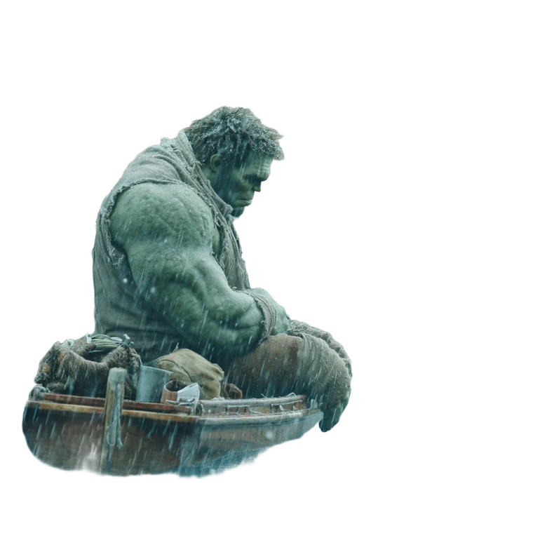 Hulk Sailing Vinyl Car Decal Sticker – Waterproof & UV-Resistant 8"