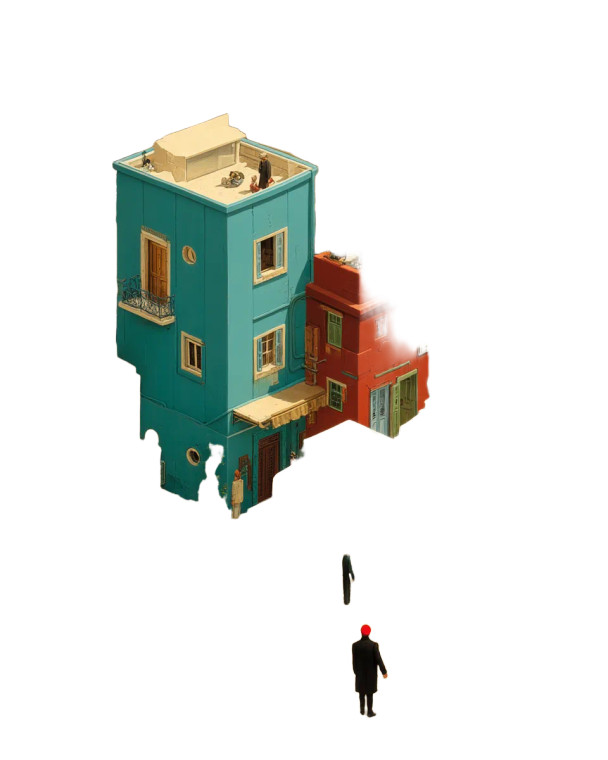 Isometric Waldo Scene Vinyl Car Decal Sticker – Waterproof & UV-Resistant 8"