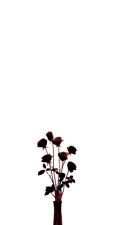 Black Roses Bouquet Vinyl Car Decal Sticker – Waterproof & UV-Resistant 8"