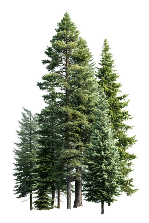 Canadian Forest Trees Vinyl Car Decal Sticker – Waterproof & UV-Resistant 8"