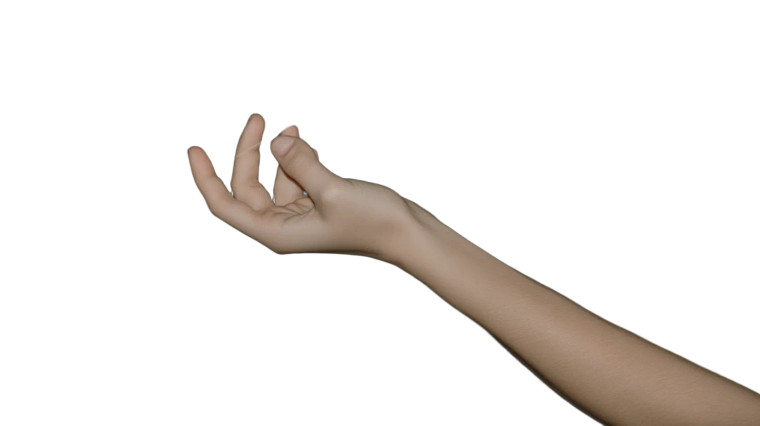 Glowing Hand Light Vinyl Car Decal Sticker – Waterproof & UV-Resistant 8"