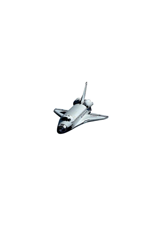 Space Shuttle Vinyl Car Decal Sticker – Waterproof & UV-Resistant 8"