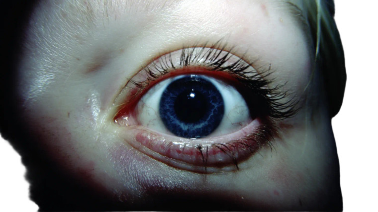 Blue Human Eye V2 Vinyl Car Decal Sticker – Waterproof & UV-Resistant 8"