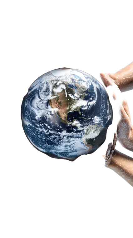 Global Unity Hands Vinyl Car Decal Sticker – Waterproof & UV-Resistant 8"