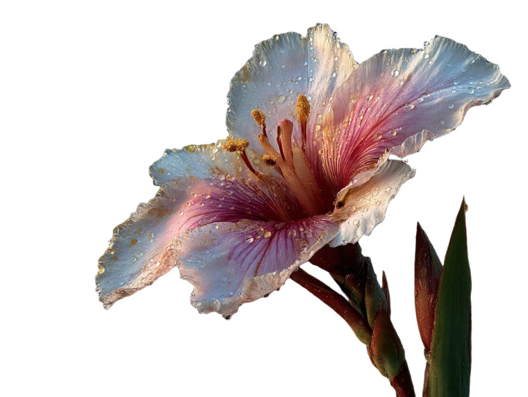 A Flower Vinyl Car Decal Sticker – Waterproof & UV-Resistant 8"