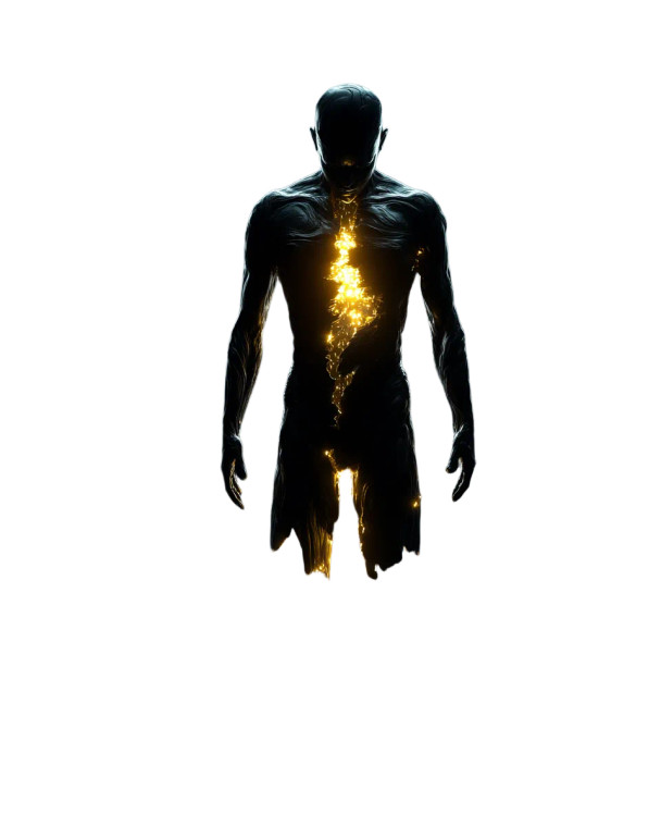 Celestial Humanoid Vinyl Car Decal Sticker – Waterproof & UV-Resistant 8"