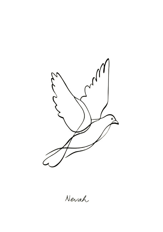 Picasso Dove Drawing Vinyl Car Decal Sticker – Waterproof & UV-Resistant 8"