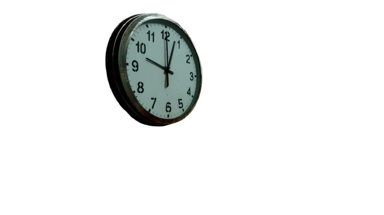 Mimicking Wall Clock Vinyl Car Decal Sticker – Waterproof & UV-Resistant 8"